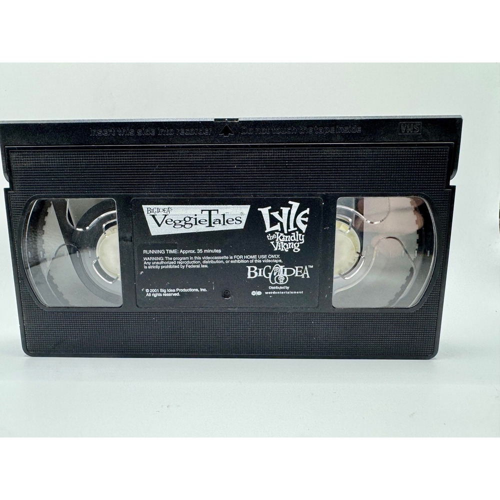 Big Idea VeggieTales VHS Lyle the‎ Kindly Viking 2001 Children's Movie Religious